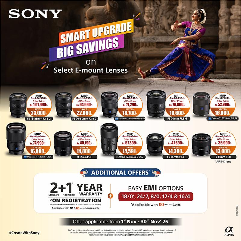 The Biggest Wedding Bonanza on Select E-mount Lenses