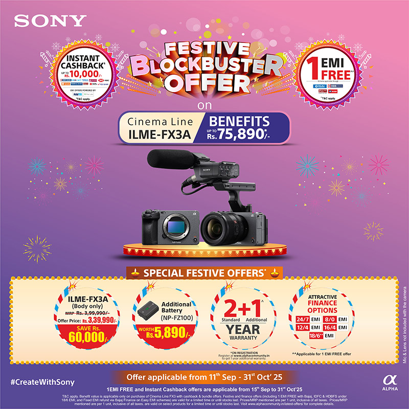 Festive Blockbuster Offer on ILME-FX3A