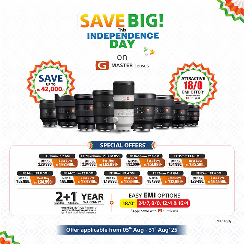 Big savings on G Master Lenses