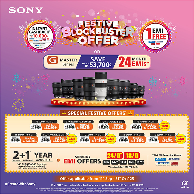 Festive Blockbuster Offer on G Master Lenses