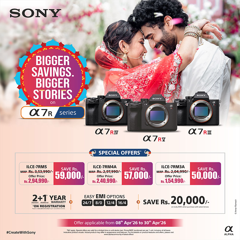 Biggest Savings on ILCE-7RM5, ILCE-7RM3A & ILCE-7RM4A