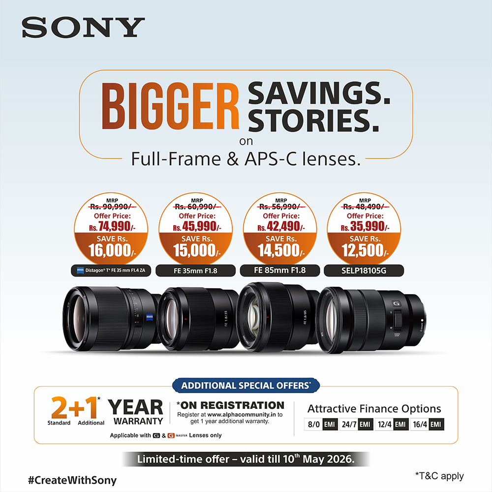 Biggest Savings on SEL35F14Z, SEL35F18F, SEL85F18 and SELP18105G