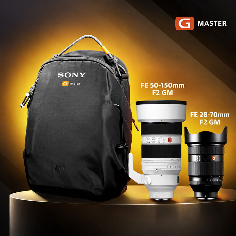 Premium Camera Backpack on Sony F2 G Master Lens Registration Offer