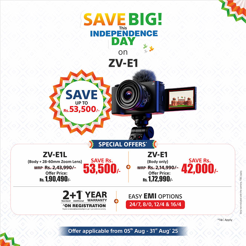 Big savings on ZV-E1